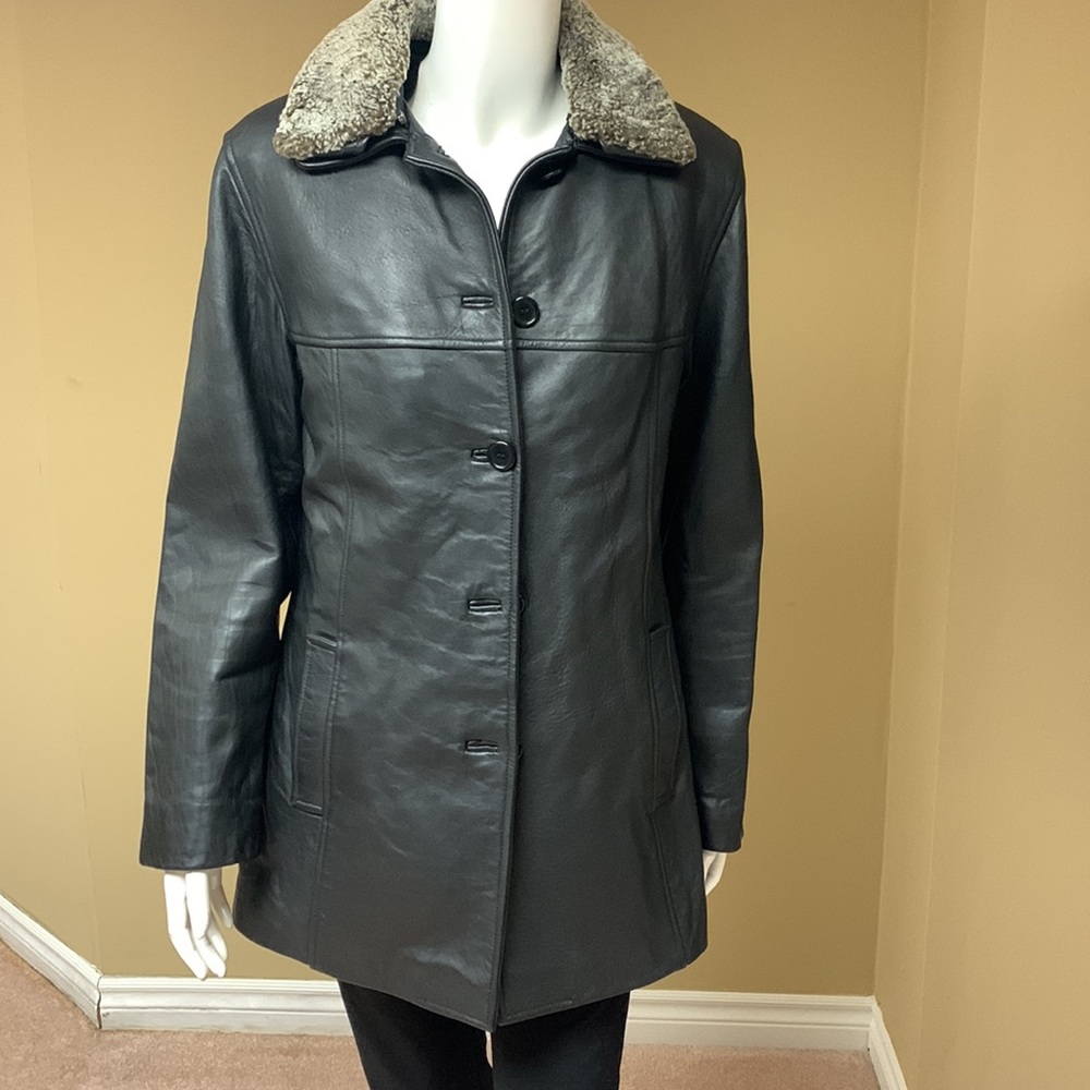 100% Lamb Skin vintage Jacket Small